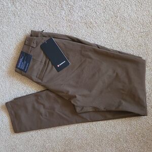 LULULEMON  Commission Pant Slim 28" x 34"L Brown Warpstreme NEW WITH TAGS